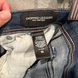 Express cropped skinny jeans
